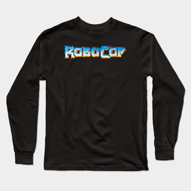 Cop Robot Long Sleeve T-Shirt by JamesCMarshall